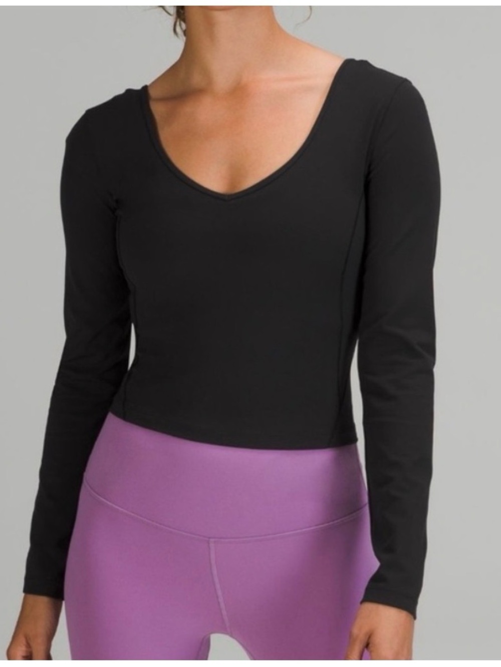 lululemon athletica Black Long Sleeve Align Shirt - New without tags